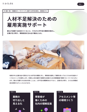 人材不足解決のための雇用実施サポート